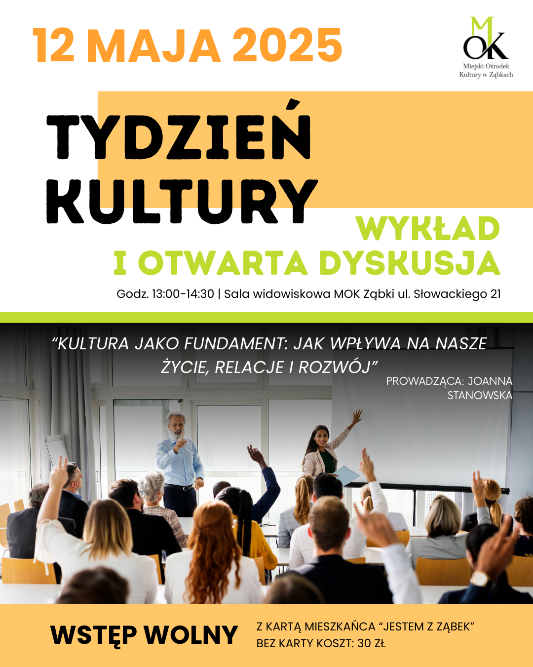 Wykład i otwarta dyskusja