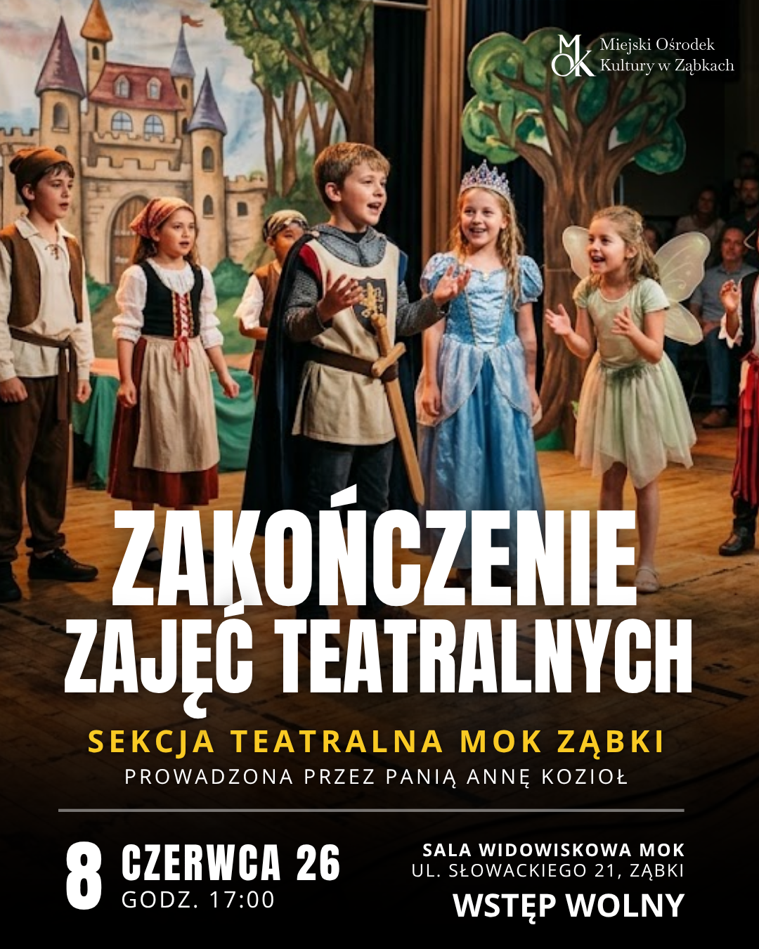 ZAKOŃCZENIE ZAJĘĆ TEATRALNYCH